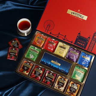 TWININGS 川宁 英国漫游英伦缤纷袋泡茶礼盒 茶叶96g