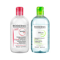 BIODERMA 贝德玛 法国贝德玛卸妆水女敏感肌脸部卸妆油眼唇清洁温和正品卸妆液粉水