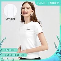 CAMEL 骆驼 透气运动短袖女式t恤速干衣休闲舒适女式运动T恤