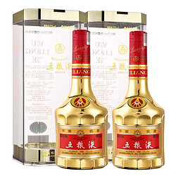 WULIANGYE 五粮液 52度 金装 浓香型白酒 500mL*2瓶