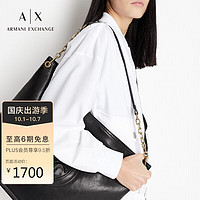 GIORGIO ARMANI EMPORIO ARMANI GIORGIO ARMANI 阿玛尼ARMANI EXCHANGE奢侈品22春夏AX女士背提包 942815-CC717 黑色