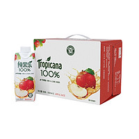 88VIP：Tropicana 纯果乐 苹果汁100%果汁饮料 330ml*12盒
