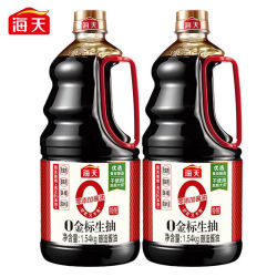 海天 0添加金标生抽 1.54kg