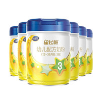 PLUS会员：FIRMUS 飞鹤 星飞帆系列 幼儿配方奶粉  3段 900g*6罐