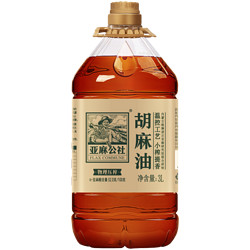 亚麻公社 胡麻油醇香食用油 3L/桶