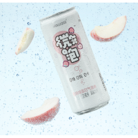 88VIP：JIANLIBAO 健力宝 微泡水 白桃味 330ml*24罐