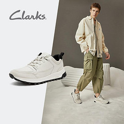 Clarks 其乐 男鞋2021年秋季新款经典小白鞋时尚商务休闲鞋