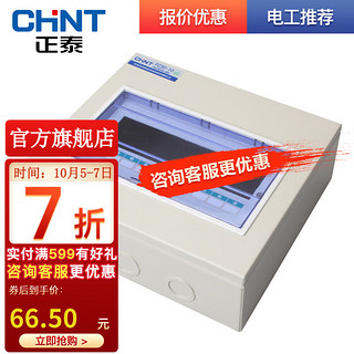 CHNT 正泰 PZ30-10 明装强电箱配电箱体