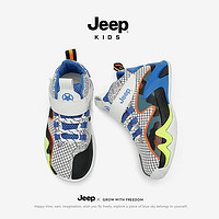 抖音超值购：Jeep Kids 吉普童装 Jeep童鞋男童女童休闲篮球鞋儿童鞋31-37码 JP0503