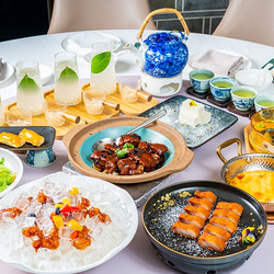 百年广式早茶点心老品牌！上海陶陶居5店通用4人晚市套餐