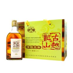 古越龙山 绍兴黄酒清醇三年 500ml*6瓶