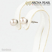 Akoya 女士珍珠耳钉 5.0-5.5mm RAK129-016