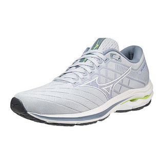 Mizuno 美津浓 Wave Inspire 18 中性跑鞋 J1GC224401 浅灰蓝/白色 38.5