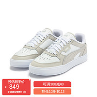 PUMA 彪马 男女同款 基础系列 PUMA Caven Dime 板鞋休闲鞋 384953-04白-黑色-银色 42UK8