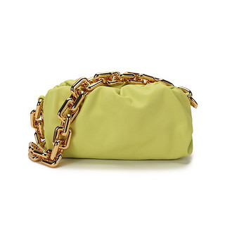 BOTTEGA VENETA POUCH系列 CHAIN 女士手拿包 620230VCP403453 海草黄 大号