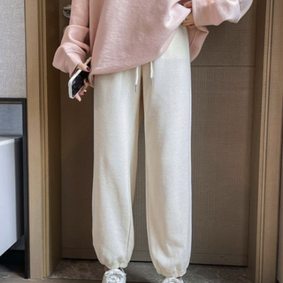 JEANSWEST 真维斯 女士休闲长裤 EE-22-251719 奶白 S