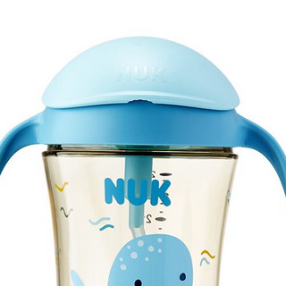 NUK 重力球吸管杯 270ml 蓝色