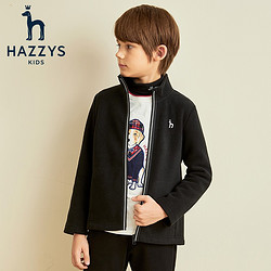 HAZZYS 哈吉斯 男童摇粒绒外套