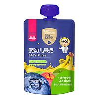 果仙多维 果泥 婴幼儿辅食 蓝莓苹果香蕉混合口味 儿童水果汁泥100g 6个月+