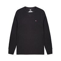 TOMMY HILFIGER 新款时尚潮流男士长袖T恤 黑色09T3585-001 XL