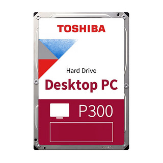 TOSHIBA 东芝 P300 SATA3台式机机械硬盘 监控NAS硬盘 5400转 P300 6TB