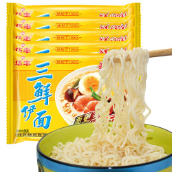 华丰方便面（粉）_华丰 三鲜伊面原味86g*5袋装方便面80后怀旧速食品干吃老式方便面多少钱-什么值得买