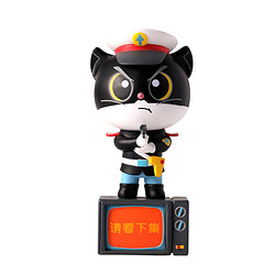 上海美术电影制片厂 国漫系列 黑猫警长 Q版手办