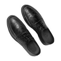 ROMON 罗蒙 男士低帮休闲皮鞋 JZ_7772_31 黑色 40