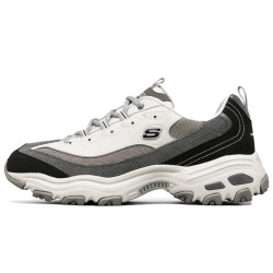 skechers斯凯奇dlites10男子休闲运动鞋237153bkgy黑色灰色42