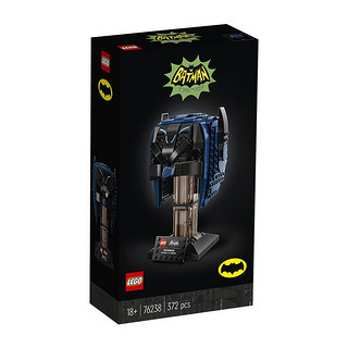 LEGO 乐高 蝙蝠侠经典系列 76238 经典蝙蝠侠面具