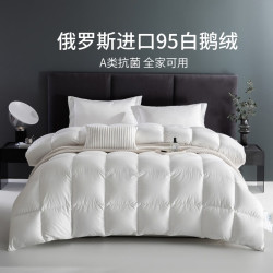AIDLI A类抗菌俄罗斯进口95白鹅绒被芯 200*230cm
