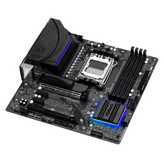 ASRock 华擎 B650M PG Riptide 黑潮风暴 M-ATX主板（AMD AM5、B650）