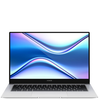 HONOR 荣耀 MagicBook X 14 2021款 十代酷睿版 14英寸 轻薄本 冰河银（酷睿i5-10210U、核芯显卡、8GB、512GB SSD、1080P、IPS、60Hz）