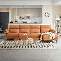 林氏木业 电动功能客厅沙发科技布现代简约小户型轻奢意式极简G043