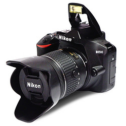 Nikon 尼康 D3500 APS-C画幅 数码单反相机 黑色 AF-P DX 18-55mm F3.5 G VR 变焦镜头 单镜头套机