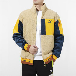 PUMA 彪马 男子运动夹克 534678-12 卡其色 M
