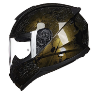 LS2 FF802 摩托车头盔 黑金威力 L