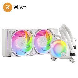 EKWB 毅凯火力 AIO 240 Lux D-RGB 一体式CPU水冷散热器 白色