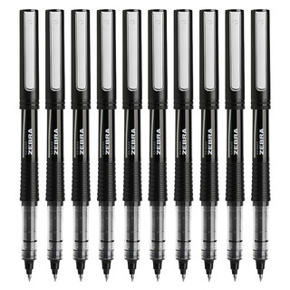 ZEBRA 斑马牌 C-JB1-CN 拔帽中性笔 黑色 0.5mm 10支装