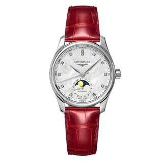 LONGINES 浪琴 新款浪琴Longines名匠系列女表 月相贝母盘机械手表L2.409.4.87.2