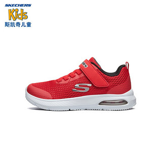 SKECHERS 斯凯奇 SPORT系列 98101L 男童休闲运动鞋 红色 33.5码