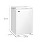 PLUS会员：AUCMA 澳柯玛 BC/BD-100H 家用冰柜迷你冷柜 一级节能 100升