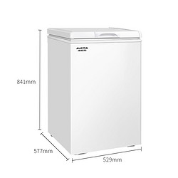 AUCMA 澳柯玛 BC/BD-100H 家用冰柜迷你冷柜 一级节能 100升