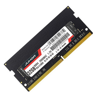 JUHOR 玖合 精英系列 DDR4 3200MHz 笔记本内存 普条 黑色 16GB