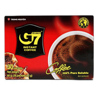 PLUS会员：G7 COFFEE 三合一即速溶黑咖啡  30杯 共60g