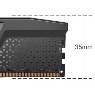 USCORSAIR 美商海盗船 复仇者系列 DDR5 6000MHz 台式机内存 马甲条 黑色 32GB 16GB*2