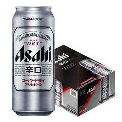 Asahi 朝日啤酒 超爽生）11.2度 500ml*24听 整箱装