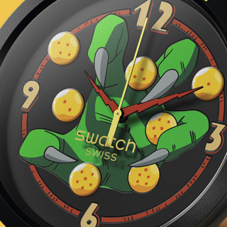 swatch 斯沃琪 BIG BOLD玩大点系列 47毫米石英腕表 SB01Z102 七龙珠联名款