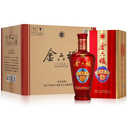 金六福 传世绵柔6浓香型白酒42度礼盒装500ML*6瓶42度500ml