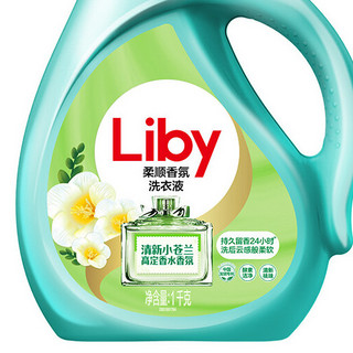 Liby 立白 柔顺香氛洗衣液 1kg*12瓶 清新小苍兰